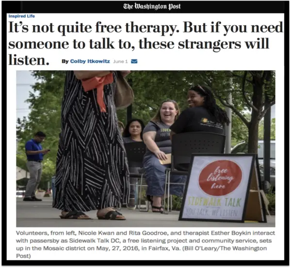 SidewalkTalk- Washington Post article